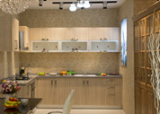 Melamine Finish Kitchen Cabinet-K012