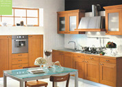 Solid Wood Kitchen Cabinet-K003