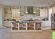 Solid Wood Kitchen Cabinet-K014